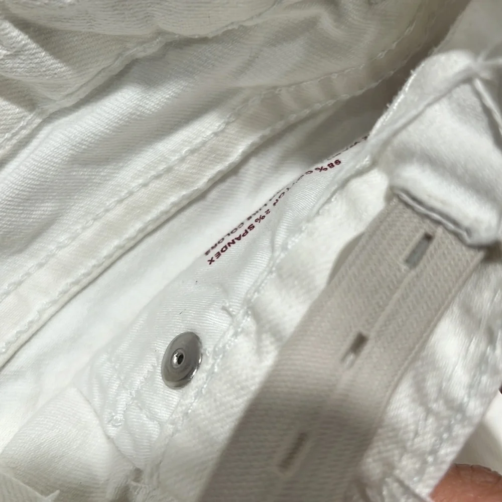 Gap fit and peek dungarees white & gray girls set size 8 GUC..